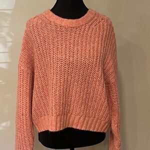 American Eagle Outfitters Bulky Sweater Pink Women's Size M